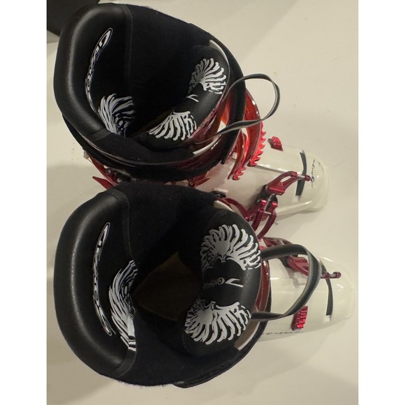 Rossignol‎ Squad Composite Ski Boots 29.5 Mens Red White 4 Buckle Italy Race Fit - Picture 10 of 14